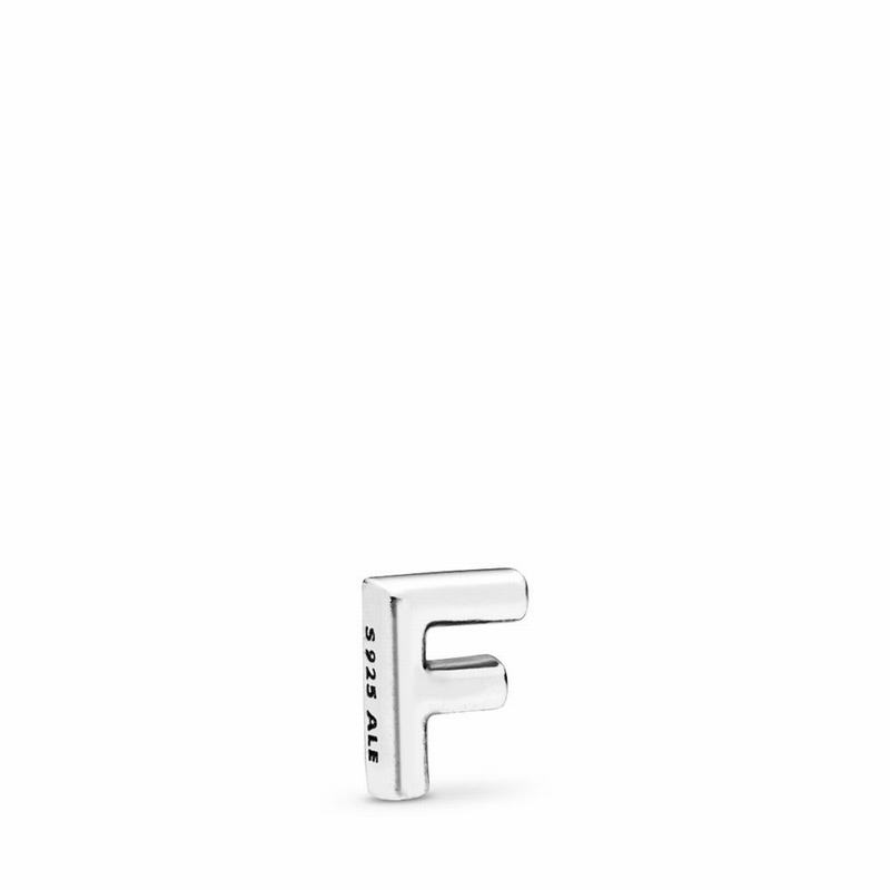 Pandora Letter F Petite Locket Charm Ireland - Sterling Silver - 068397PEZ